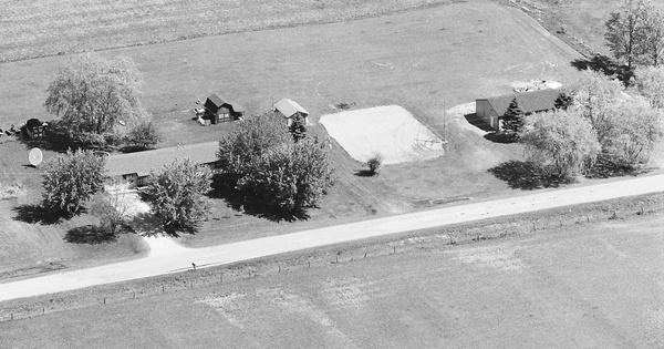 Vintage Aerial photo from 1998 in Alcona County, MI