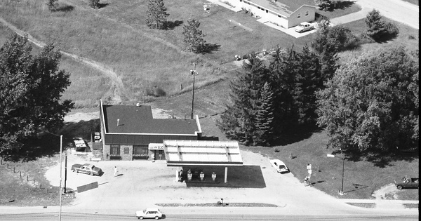 Vintage Aerial photo from 1989 in Antrim County, MI