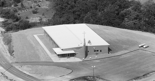 Vintage Aerial photo from 1969 in Lenawee County, MI