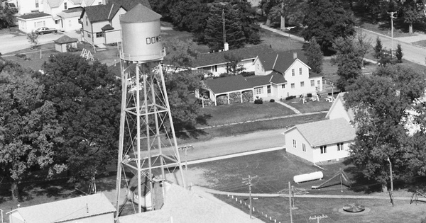 Vintage Aerial photo from 1984 in Wright County, IA