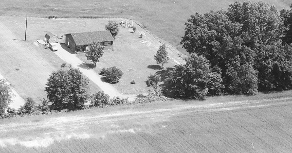 Vintage Aerial photo from 1988 in Ballard County, KY