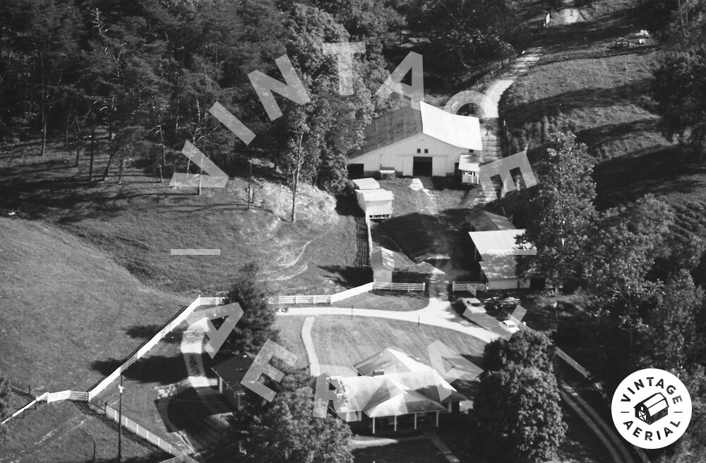 Vintage Aerial Kentucky Boyd County 1988 33ZBO15