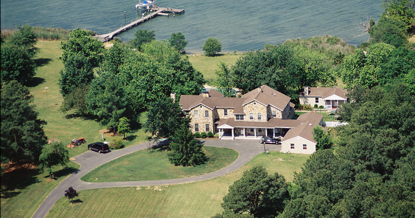 Vintage Aerial photo from 2002 in Talbot County, MD