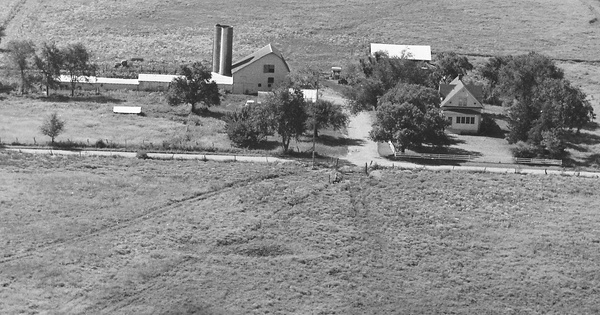 Vintage Aerial photo from 1979 in Coffey County, KS