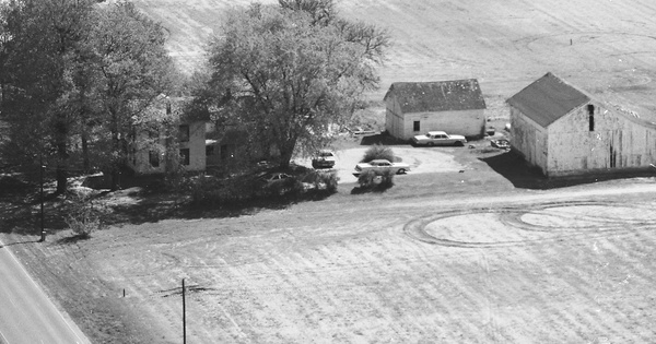 Vintage Aerial photo from 1987 in Cass County, MI