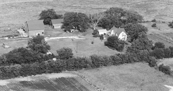 Vintage Aerial photo from 1981 in Allen County, KS