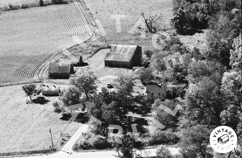 Vintage Aerial | Iowa | Carroll County | 1976 | 64-HCAR-6