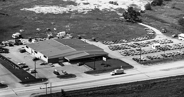 Vintage Aerial photo from 1968 in Ingham County, MI