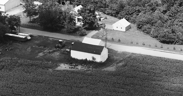 Vintage Aerial photo from 1985 in Wayne County, MI
