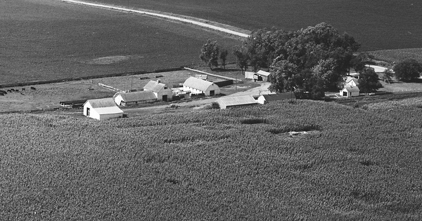 Vintage Aerial photo from 1975 in Sac County, IA