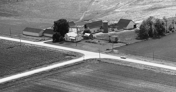 Vintage Aerial photo from 1973 in Scott County, IA