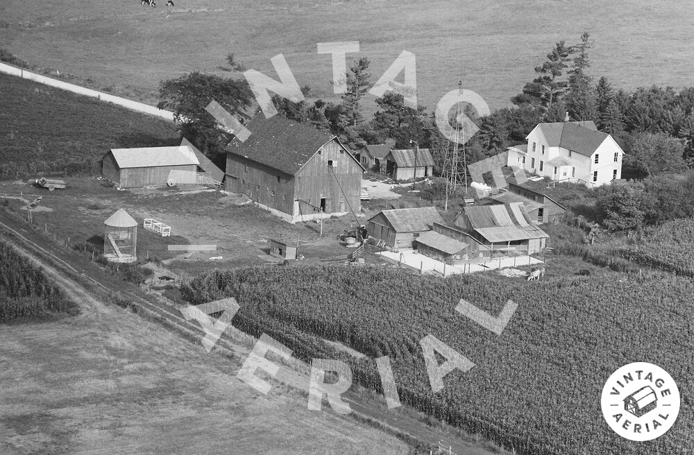 Vintage Aerial Iowa Allamakee County 1978 19YAL10