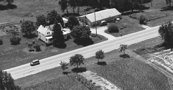 Vintage Aerial photo from 1993 in Steuben County, IN