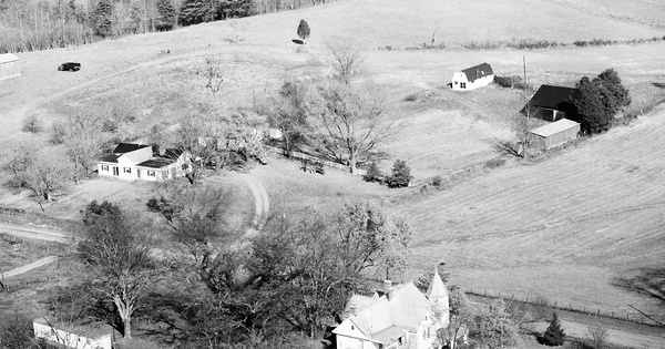 Vintage Aerial photo from 1982 in Russell County, KY