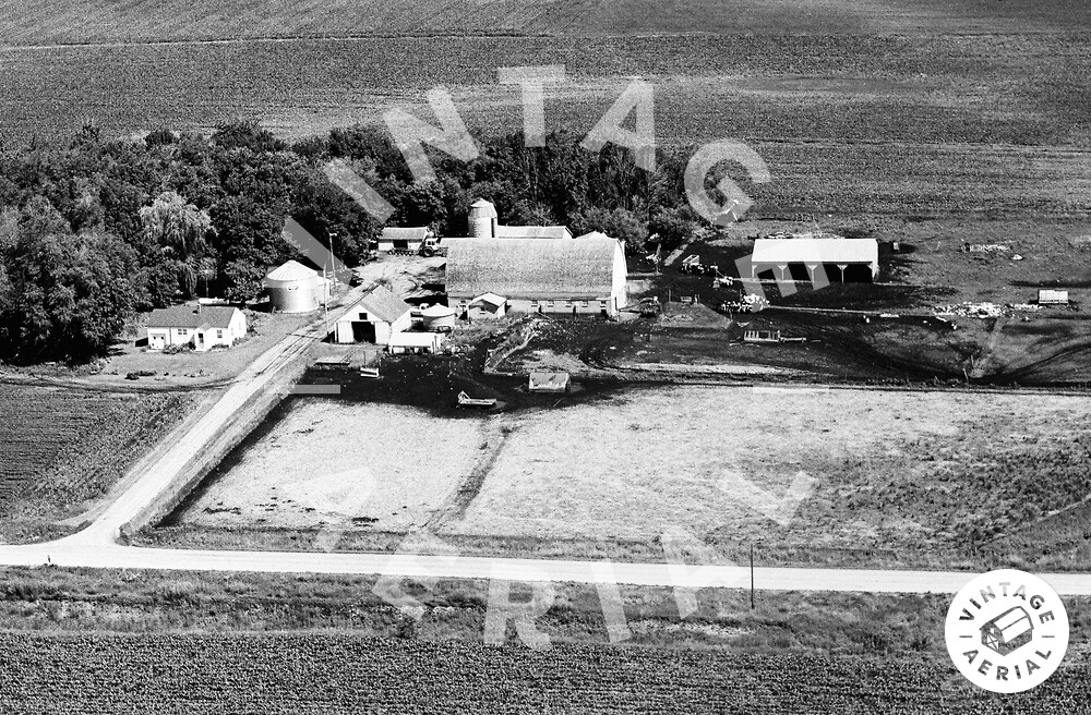Vintage Aerial Minnesota Kandiyohi County 1971 3HKA31