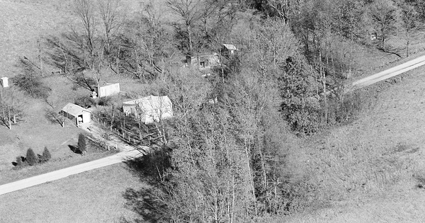 Vintage Aerial photo from 1978 in Larue County, KY