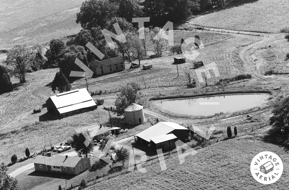 Vintage Aerial Kentucky McLean County 1980 16SMC22