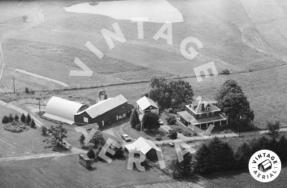 Vintage Aerial Pennsylvania Bedford County 1982 129HBE5