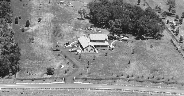 Vintage Aerial photo from 1993 in Clarke County, VA