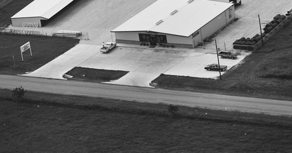 Vintage Aerial photo from 1986 in Burleson County, TX
