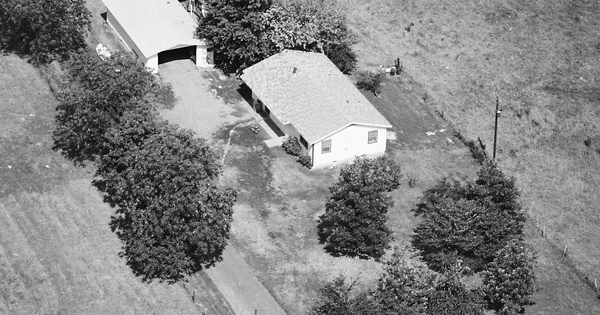 Vintage Aerial photo from 1984 in Sebastian County, AR