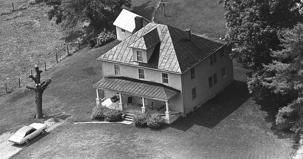 Vintage Aerial photo from -1986 in Franklin County, VA