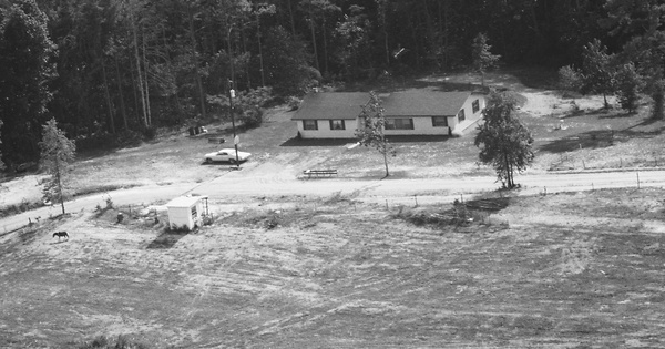 Vintage Aerial photo from 1986 in Winston County, AL