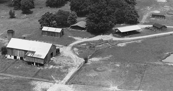 Vintage Aerial photo from 1993 in Polk County, TN