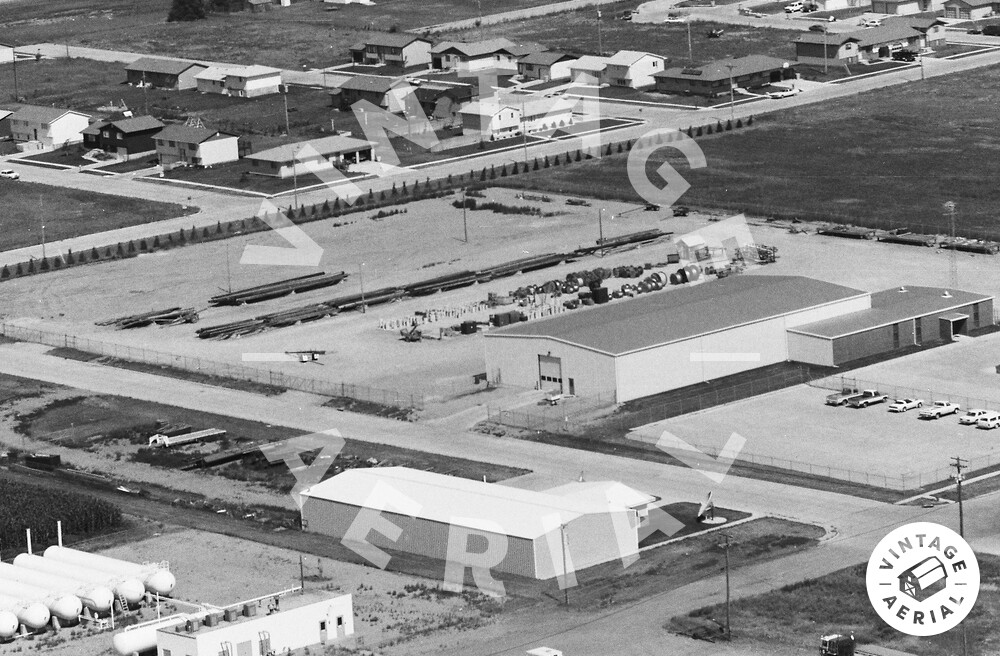 Vintage Aerial Nebraska Buffalo County 1984 42EBU21