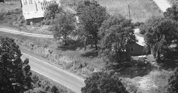 Vintage Aerial photo from 1986 in Christian County, MO