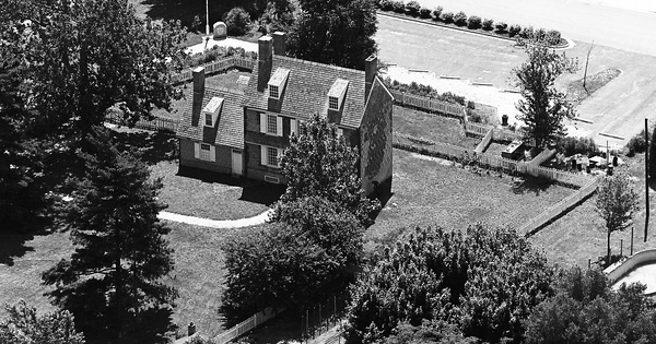 Vintage Aerial photo from 1985 in Salem County, NJ
