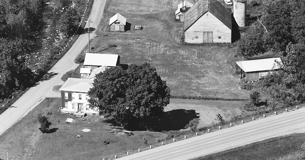 Vintage Aerial photo from 1988 in Montgomery County, NY