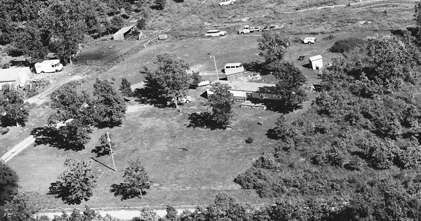 Vintage Aerial photo from 1988 in Cedar County, MO