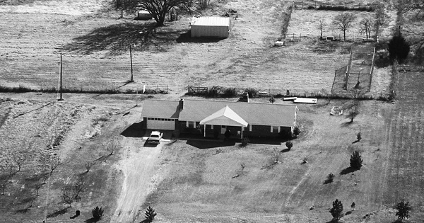 Vintage Aerial photo from 1994 in Oklahoma County, OK