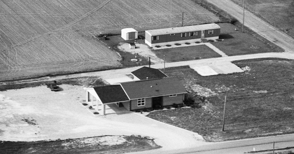 Vintage Aerial photo from 1980 in Fayette County, IL