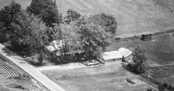 Vintage Aerial photo from 1988 in Clay County, IN