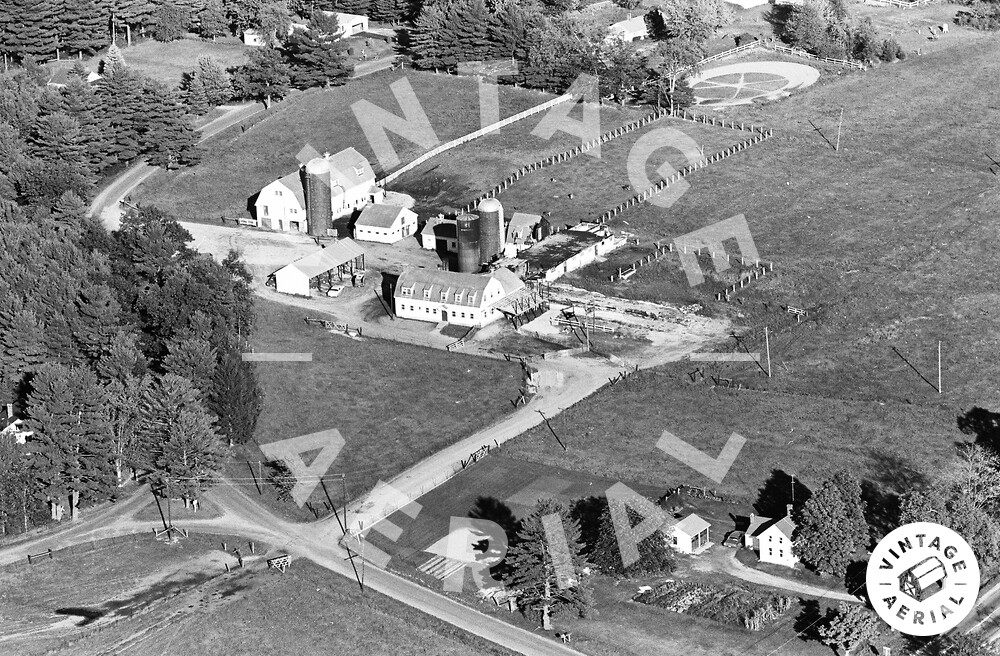 Vintage Aerial New Hampshire Strafford County 1963 48TST14