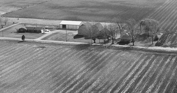 Vintage Aerial photo from 1980 in Miami County, OH