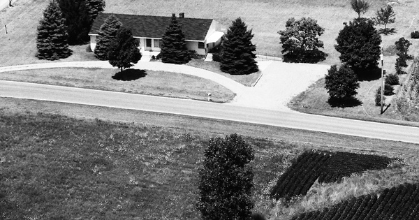 Vintage Aerial photo from 1983 in Miami County, OH