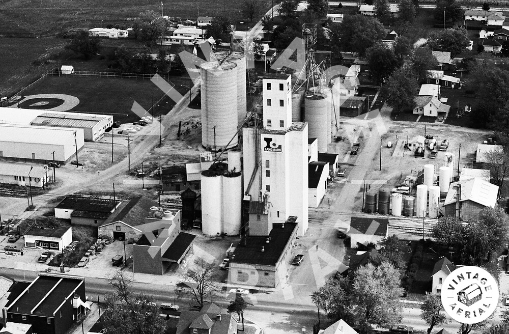 Vintage Aerial Ohio Mercer County 1981 124HME27