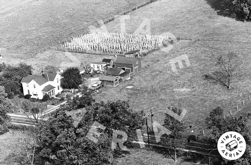 Vintage Aerial Ohio Clark County 1964 30SCL18