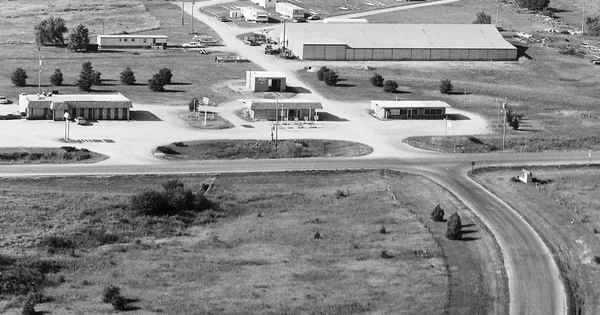 Vintage Aerial photo from 1983 in Osage County, KS