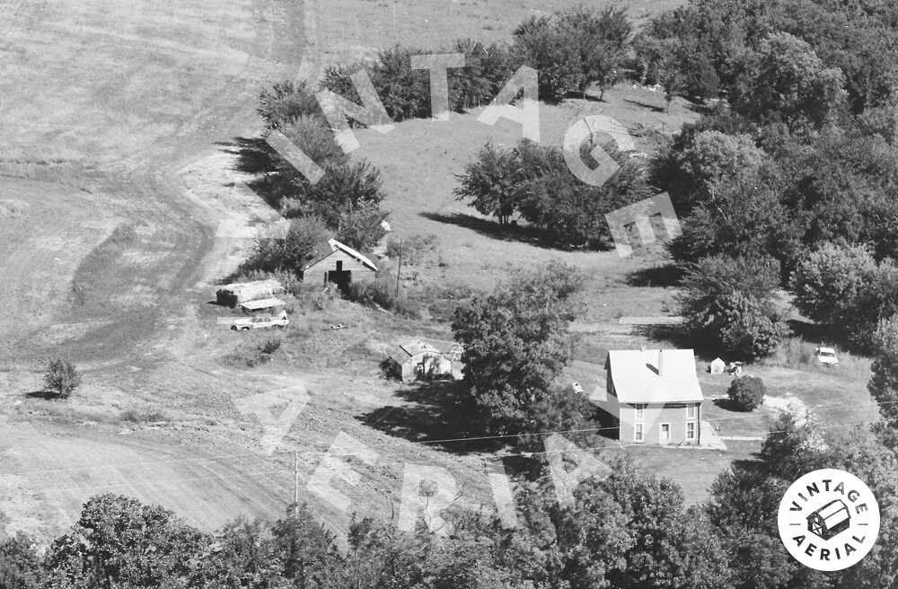 Vintage Aerial Nebraska Cass County 1979 45SCA16