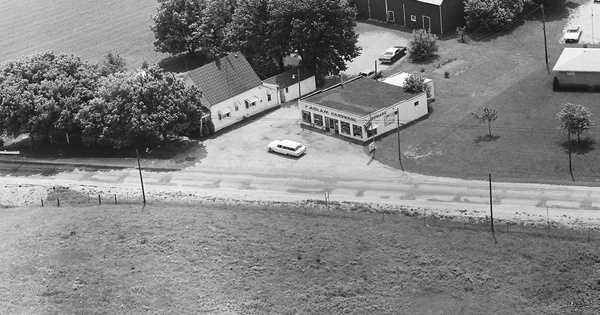 Vintage Aerial photo from 1971 in Darke County, OH