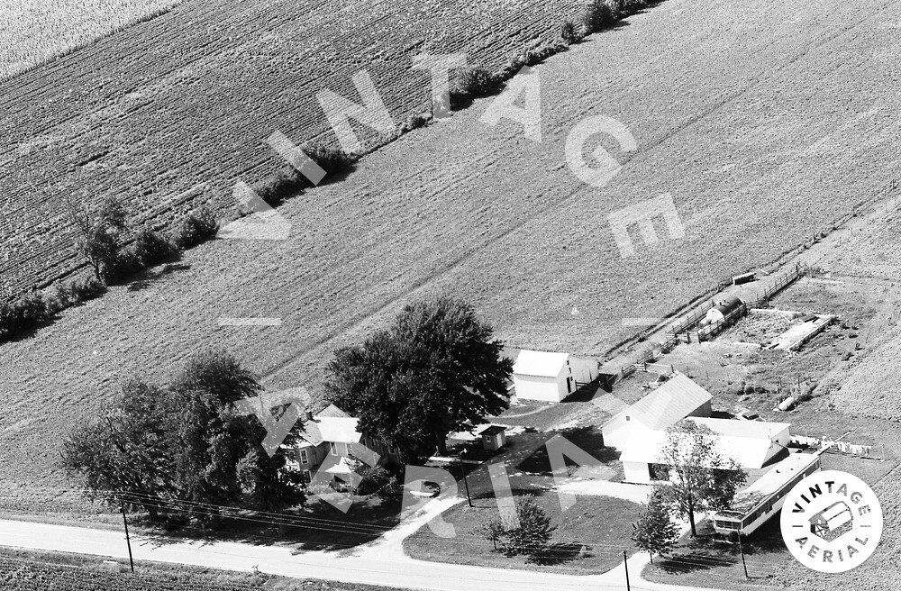 Vintage Aerial Ohio Sandusky County 1971 30KSA11