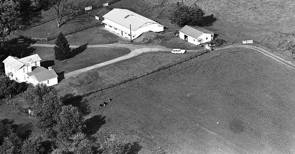 Vintage Aerial photo from 1965 in Wayne County, OH