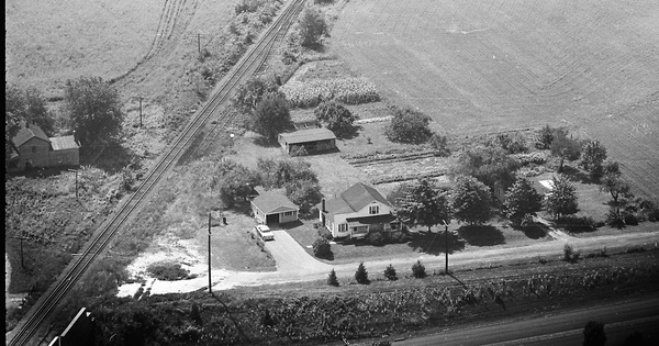 Vintage Aerial photo from 1964 in Wayne County, OH