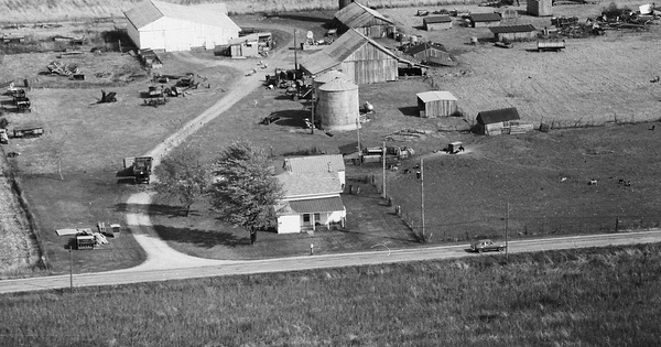 Vintage Aerial photo from 1978 in Madison County, OH