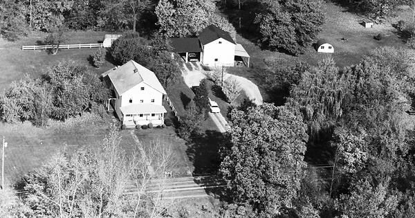 Vintage Aerial photo from 1971 in Lorain County, OH