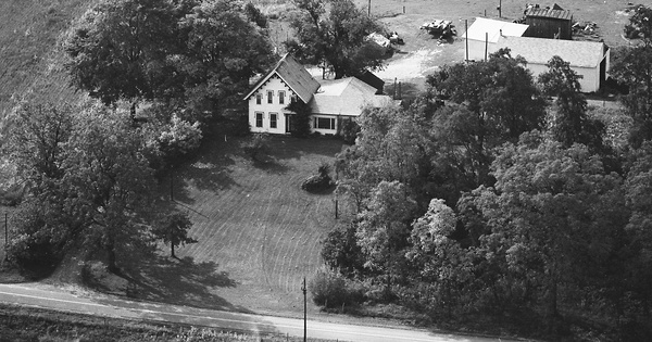 Vintage Aerial photo from 1975 in Lorain County, OH